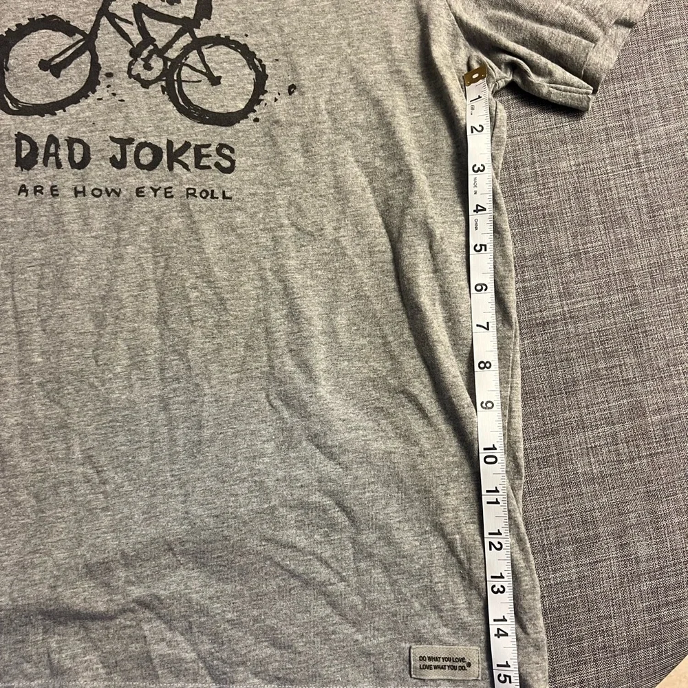 Life Is Good Gray Motivational T-Shirt - Picture 10 of 10